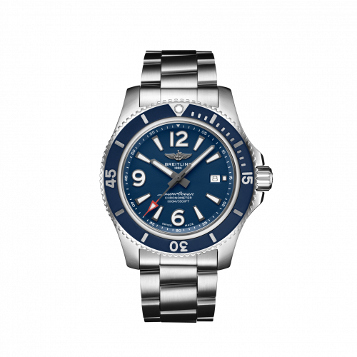 Breitling Superocean 44 Stainless Steel / Blue / Bracelet A17367D81C1A1