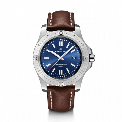 Breitling Chronomat Colt 44 Automatic Blue / Calf / Pin A17388101C1X2