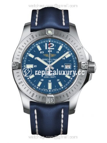 Breitling Colt 44 Automatic Mariner Blue / Calf A1738811.C906.105X