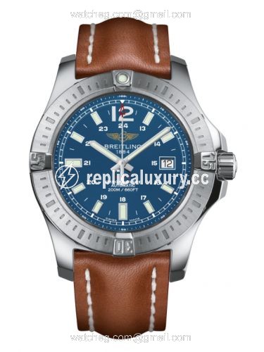 Breitling Colt 44 Automatic Mariner Blue / Calf A1738811.C906.433X