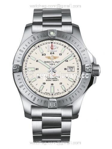Breitling Colt 44 Automatic Stratus Silver / Bracelet A1738811.G791.173A