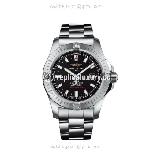 Breitling COPY of Chronomat Colt 44 Automatic Black / Bracelet A173882Y/BE66/173A