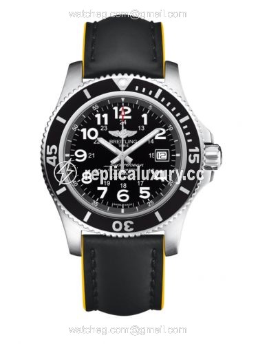 Breitling Superocean II 44 Stainless Steel / Black / Volcano Black / Rubber A17392D7.BD68.229X