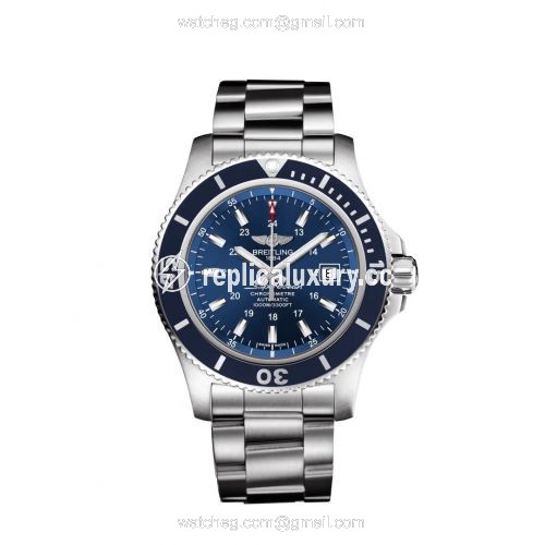 Breitling Superocean II 44 Stainless Steel / Blue / Japan Special Edition A17392D8/CA09/161A