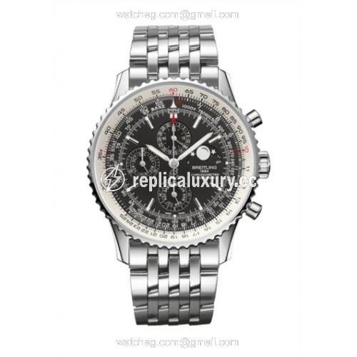 Breitling Navitimer 1461 Stainless Steel / Black / Bracelet A1937012/BA57/443A