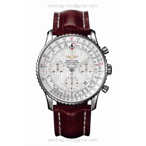 Breitling Navitimer Silver / Alligator A2332212/G533