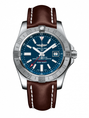Breitling Avenger II GMT Stainless Steel / Mariner Blue / Calf / Folding A3239011/C872/438X/A20D.1
