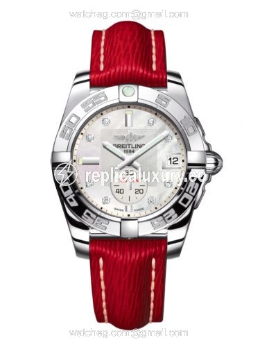 Breitling Galactic 36 Automatic Stainless Steel / Pearl Diamond / Sahara A3733012/A717/214X/A16BA.1
