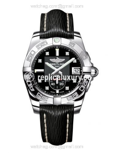 Breitling Galactic 36 Automatic Stainless Steel / Volcano Black Diamond / Sahara A3733012/BD02/213X/A16BA.1