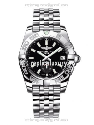 Breitling Galactic 36 Automatic Stainless Steel / Onyx Black / Bracelet A37330121B1A1