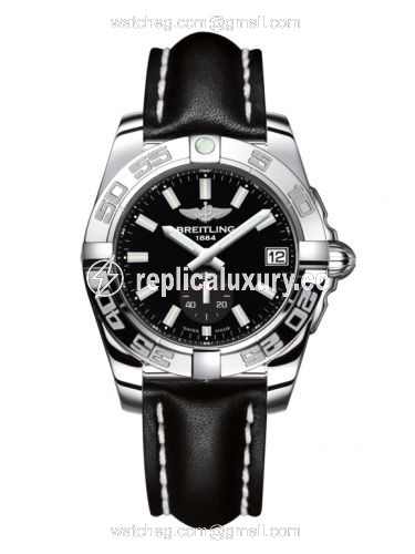 Breitling Galactic 36 Automatic Stainless Steel / Onyx Black / Calf A3733012/BE77/414X/A16BA.1
