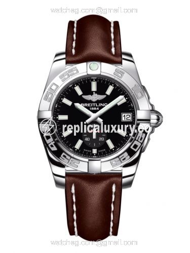 Breitling Galactic 36 Automatic Stainless Steel / Onyx Black / Calf A3733012/BE77/416X/A16BA.1