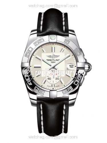 Breitling Galactic 36 Automatic Stainless Steel / Stratus Silver / Calf A3733012/G706/414X/A16BA.1