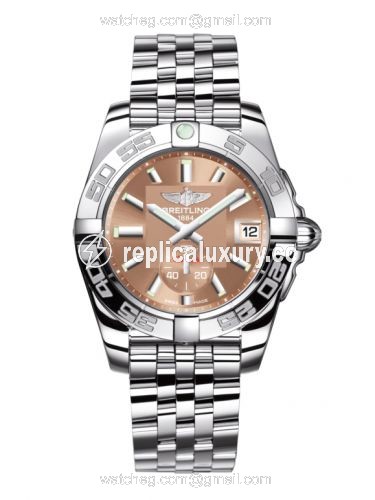 Breitling Galactic 36 Automatic Stainless Steel / Copperhead Bronze / Bracelet A3733012/Q582/376A