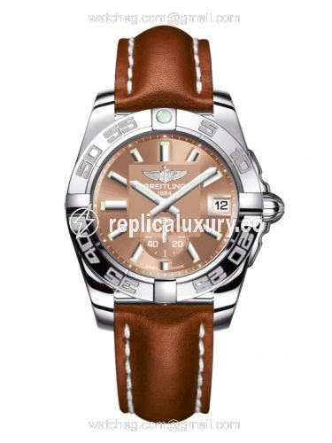 Breitling Galactic 36 Automatic Stainless Steel / Copperhead Bronze / Calf A3733012/Q582/412X/A16BA.1