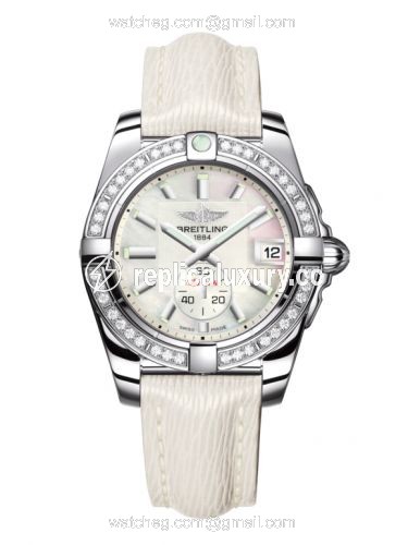 Breitling Galactic 36 Automatic Stainless Steel / Diamond / Pearl / Sahara A3733053/A716/236X/A16BA.1