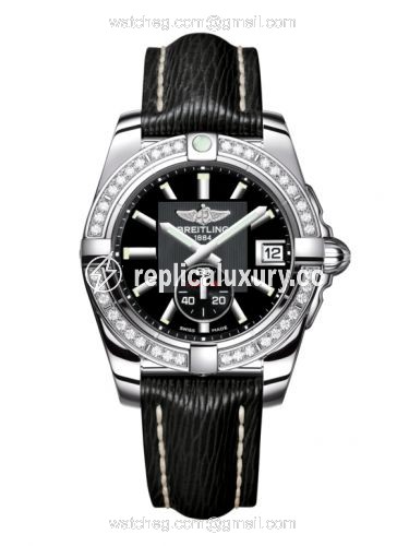 Breitling Galactic 36 Automatic Stainless Steel / Diamond / Volcano Black / Sahara A3733053/BA33/213X/A16BA.1