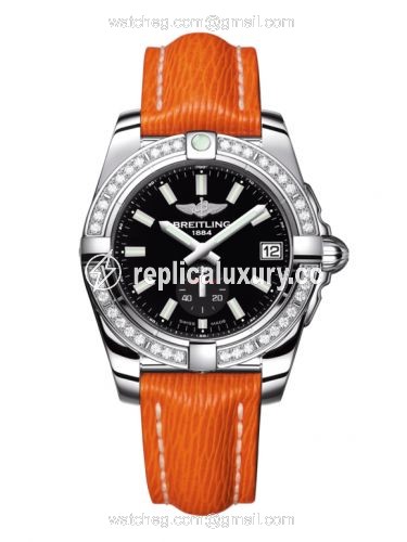Breitling Galactic 36 Automatic Stainless Steel / Diamond / Onyx Black / Sahara A3733053/BE77/217X/A16BA.1