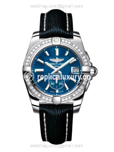 Breitling Galactic 36 Automatic Stainless Steel / Diamond / Gun Blue / Sahara A3733053/C824/215X/A16BA.1
