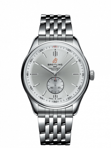 Breitling Premier Automatic 40 Stainless Steel / Silver / Bracelet A37340351G1A1