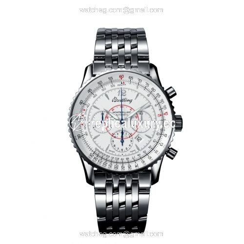 Breitling Montbillant 38 Stainless Steel / White / Japan Special Edition A4137012/G789/223A
