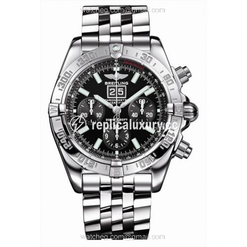 Breitling Chronomat Blackbird Big Date Brushed Black A4435910.B811