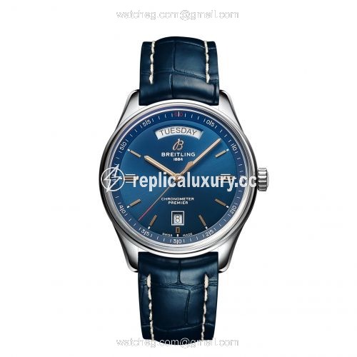 Breitling Premier Automatic 40 Stainless Steel / Blue / Tokyo Boutique A453401A1C1P1