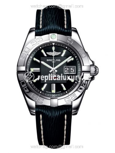 Breitling Galactic 41 Stainless Steel / Trophy Black / Sahara A49350L2.BA07.220X