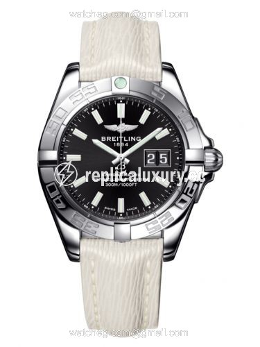 Breitling Galactic 41 Stainless Steel / Onyx Black / Sahara A49350L2.BE58.237X