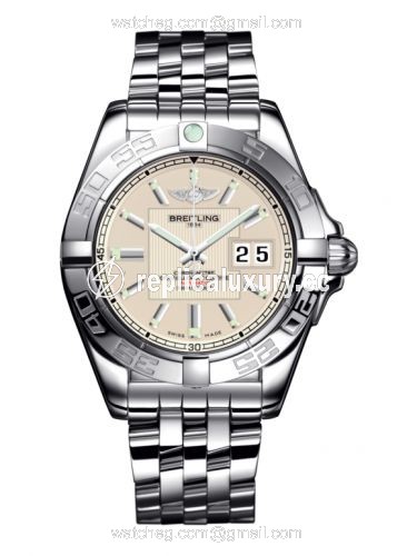 Breitling Galactic 41 Stainless Steel / Sierra Silver / Bracelet A49350L2.G699.366A