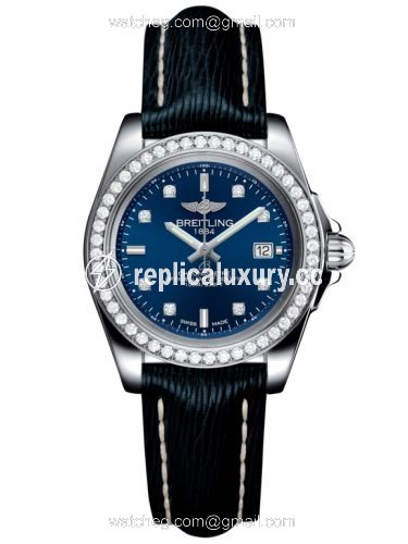 Breitling Galactic 32 Sleek Edition Stainless Steel / Diamond / Horizon Blue Diamond / Sahara A7133053/C966/210X/A14BA.1
