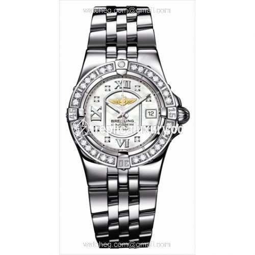 Breitling Starliner 2008 Diamond Bezel / MOP A7134012.A679