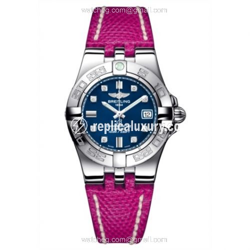 Breitling Galactic 30 Blue / Diamond / Teju A71340L2C814171Z