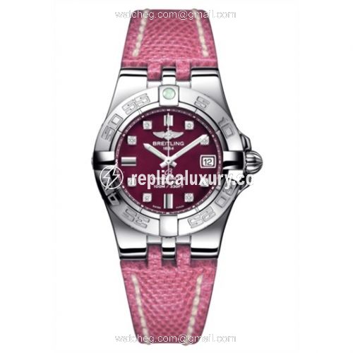 Breitling Galactic 30 Red / Diamond / Teju A71340L2.K525.170Z
