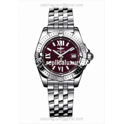 Breitling Cockpit Lady Black / Bracelet A7135612.K518
