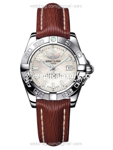 Breitling Galactic 32 Stainless Steel / Pearl / Sahara A71356L2.A787.211X
