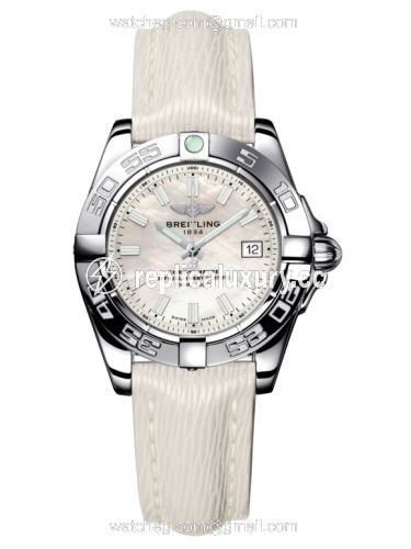 Breitling Galactic 32 Stainless Steel / Pearl / Sahara A71356L2.A787.235X
