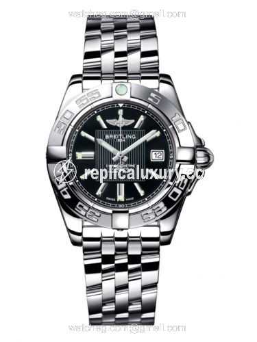 Breitling Galactic 32 Stainless Steel / Trophy Black / Bracelet A71356L2.BA10.367A