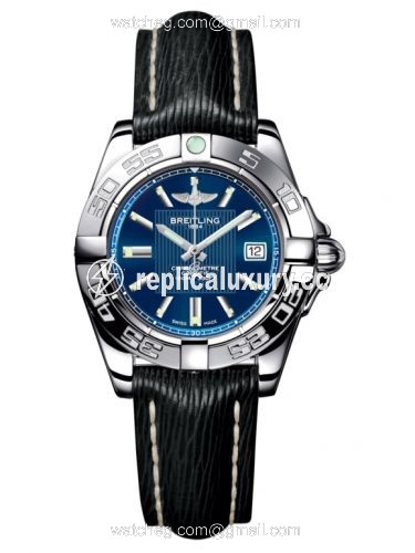 Breitling Galactic 32 Stainless Steel / Metallica Blue / Sahara A71356L2.C811.208X