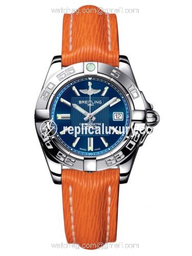 Breitling Galactic 32 Stainless Steel / Metallica Blue / Sahara A71356L2.C811.212X
