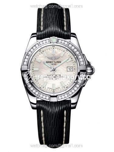 Breitling Galactic 32 Stainless Steel / Diamond / Pearl / Sahara A71356LA.A787.208X