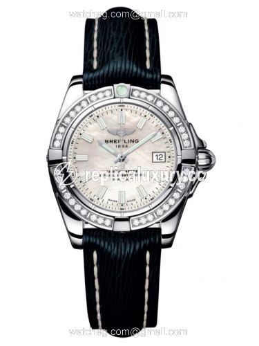 Breitling Galactic 32 Stainless Steel / Diamond / Pearl / Sahara A71356LA.A787.210X
