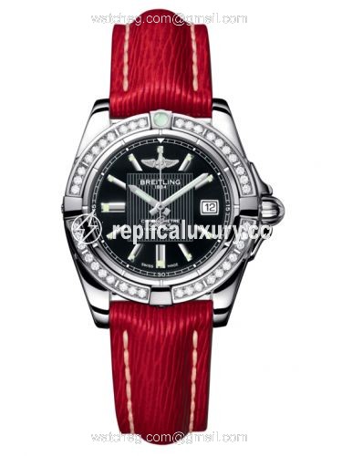Breitling Galactic 32 Stainless Steel / Diamond / Trophy Black / Sahara A71356LA.BA10.209X
