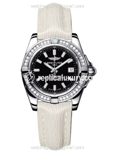 Breitling Galactic 32 Stainless Steel / Diamond / Onyx Black / Sahara A71356LA.BE76.235X