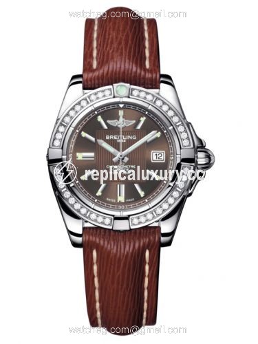 Breitling Galactic 32 Stainless Steel / Diamond / Solar Bronze / Sahara A71356LA.Q579.211X
