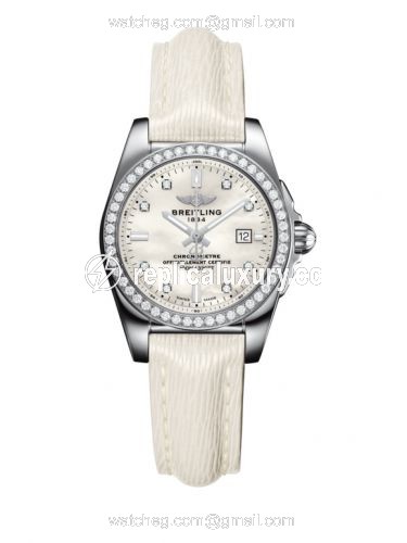 Breitling Galactic 29 Stainless Steel / Diamond / Pearl Diamond / Sahara A7234853/A785/274X/A12BA.1