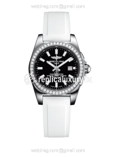 Breitling Galactic 29 Stainless Steel / Diamond / Trophy Black / Rubber A7234853/BE49/249S/A12S.1