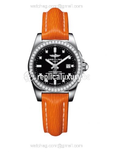 Breitling Galactic 29 Stainless Steel / Diamond / Trophy Black Diamond / Sahara A7234853/BE50/270X/A12BA.1
