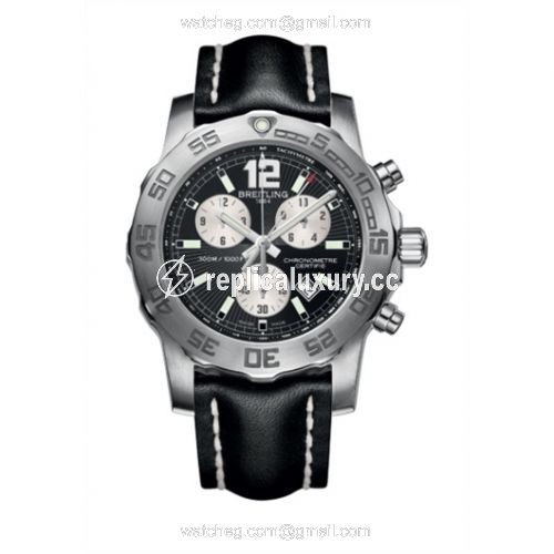 Breitling Colt Chronograph II Black / Calf A7338710BB49435X