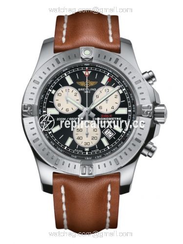 Breitling Colt Chronograph Volcano Black / Calf / Pin A7338811/BD43/433X/A20BA.1